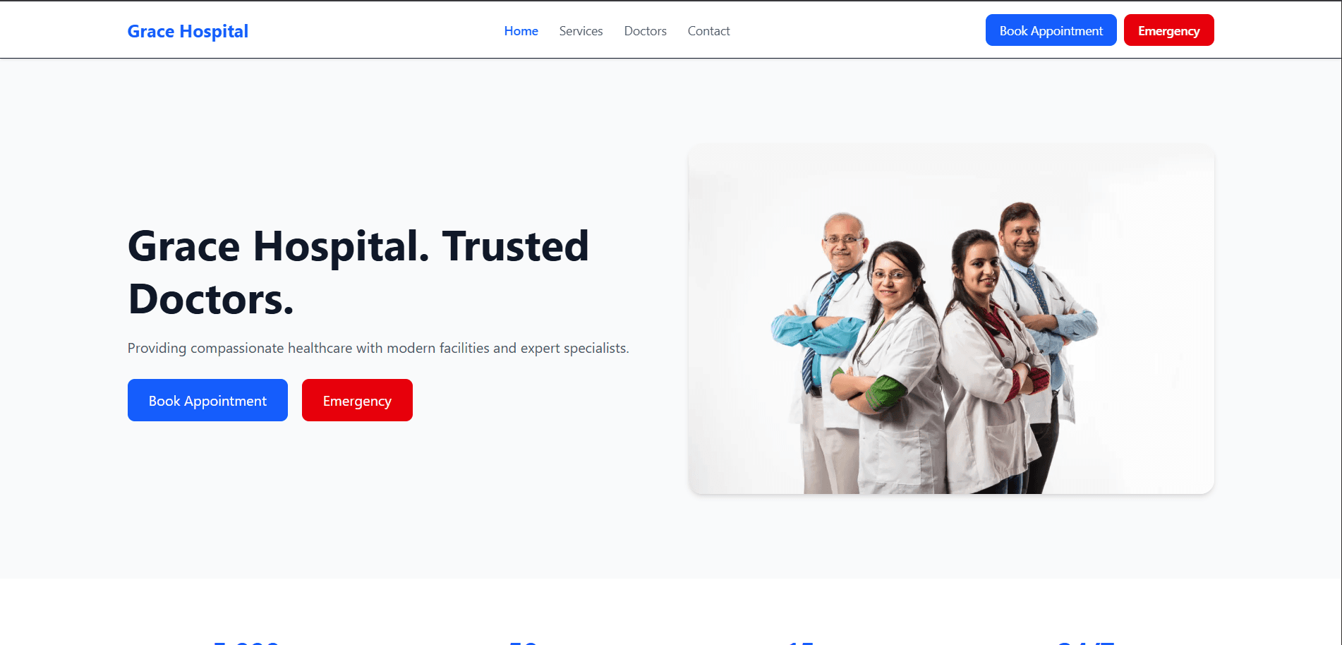 Hospital Website